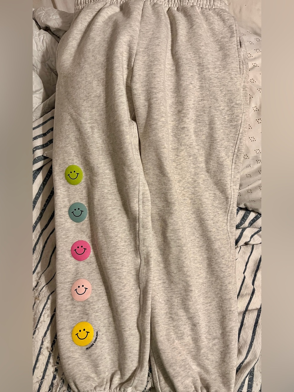 Medium frasier Sterling smiley gal sweatpants